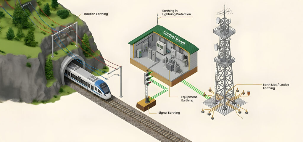 Earthing Systems in Railway Electrification Infrastructure