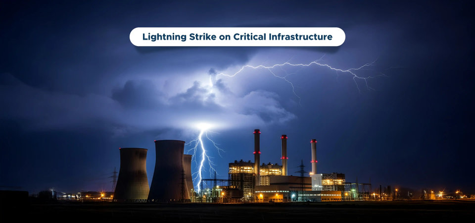 LIGHTNING STRIKE ON CRITICAL INFRASTRUCTURE