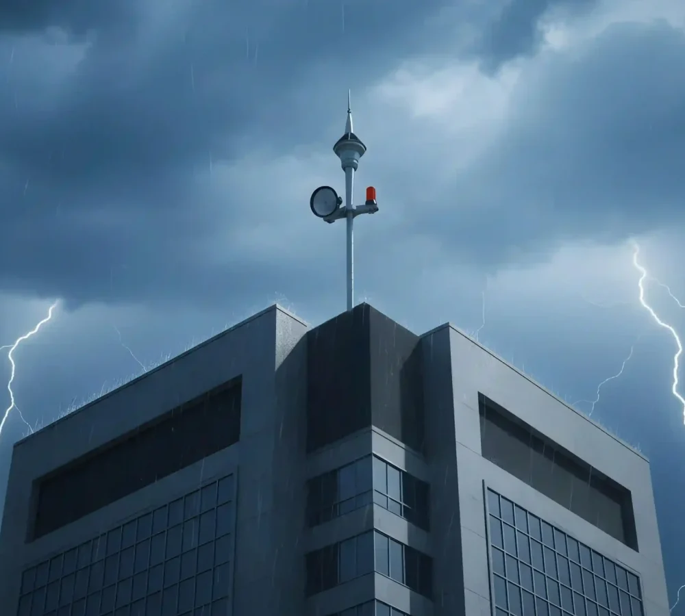Lightning Management and Alert System tall buildings